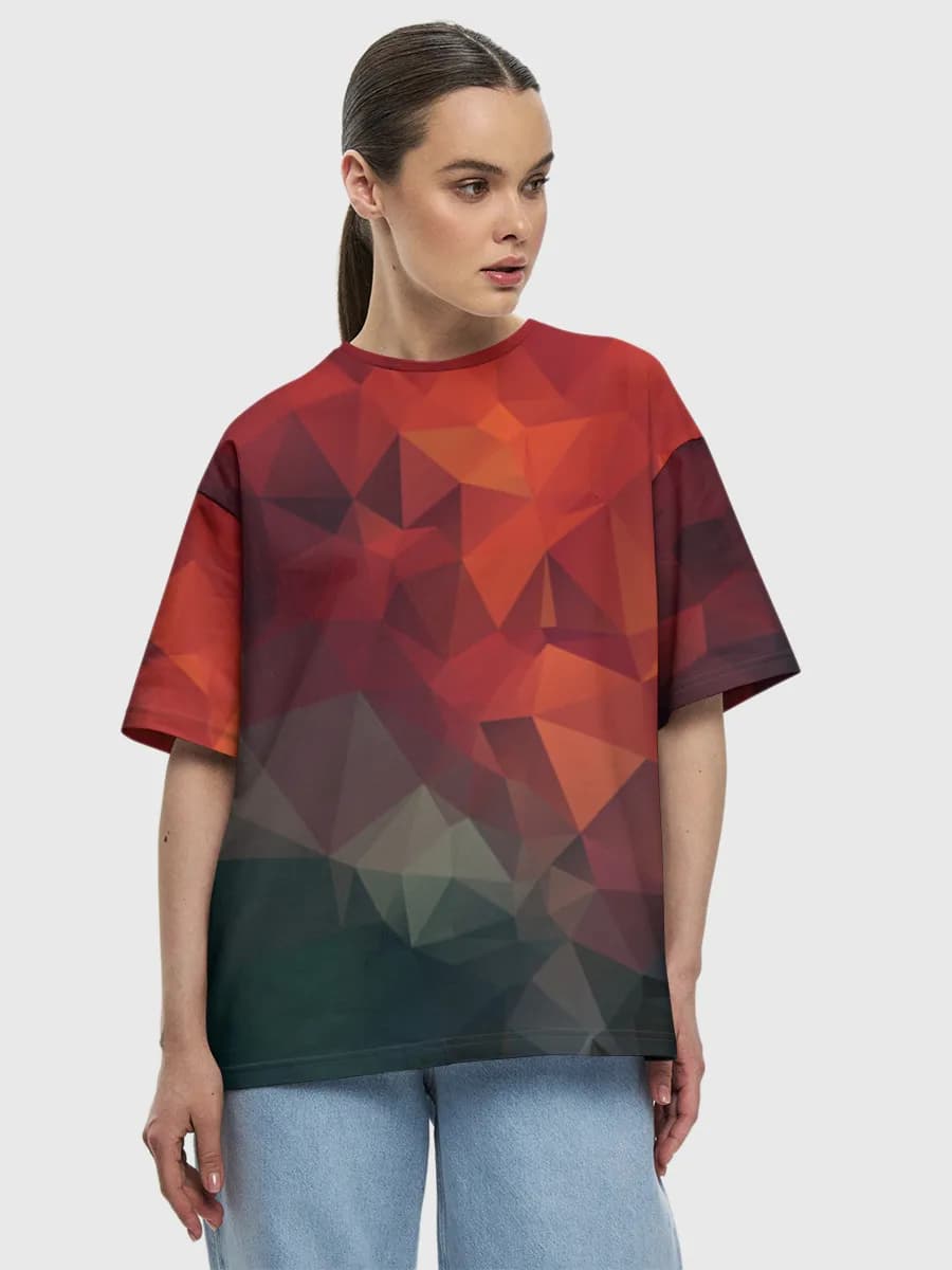 Women's oversized cotton T-shirt