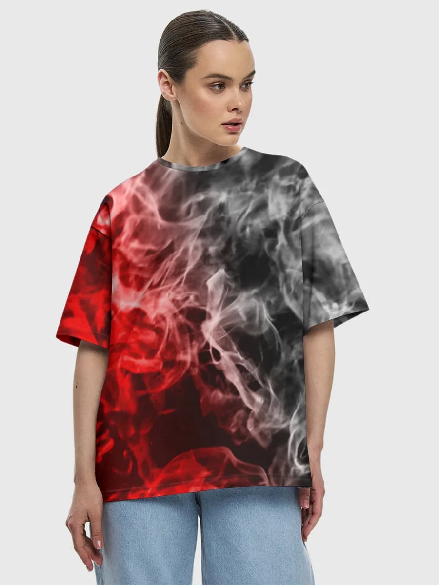 Women's oversized cotton T-shirt