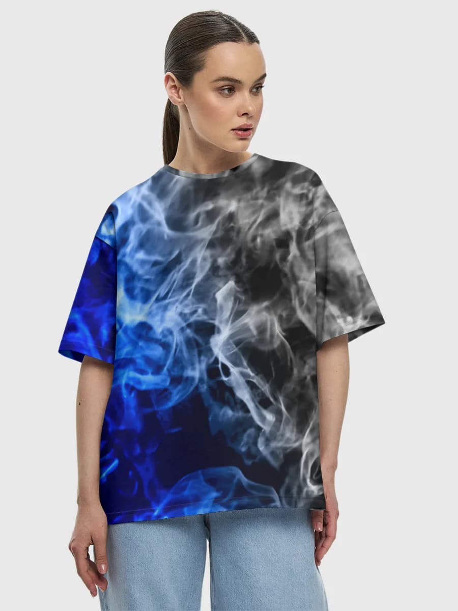Women's oversized cotton T-shirt