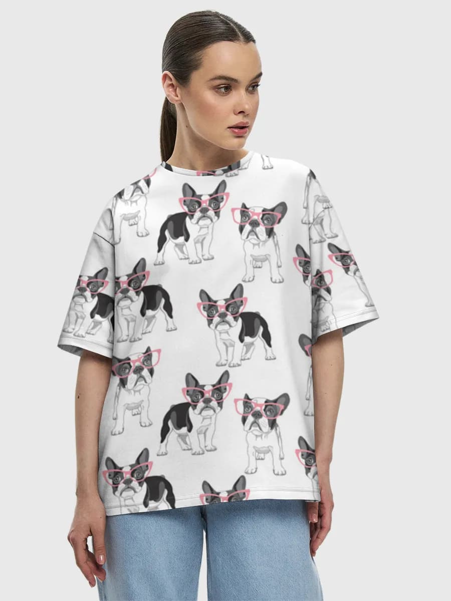 Women's oversized cotton T-shirt