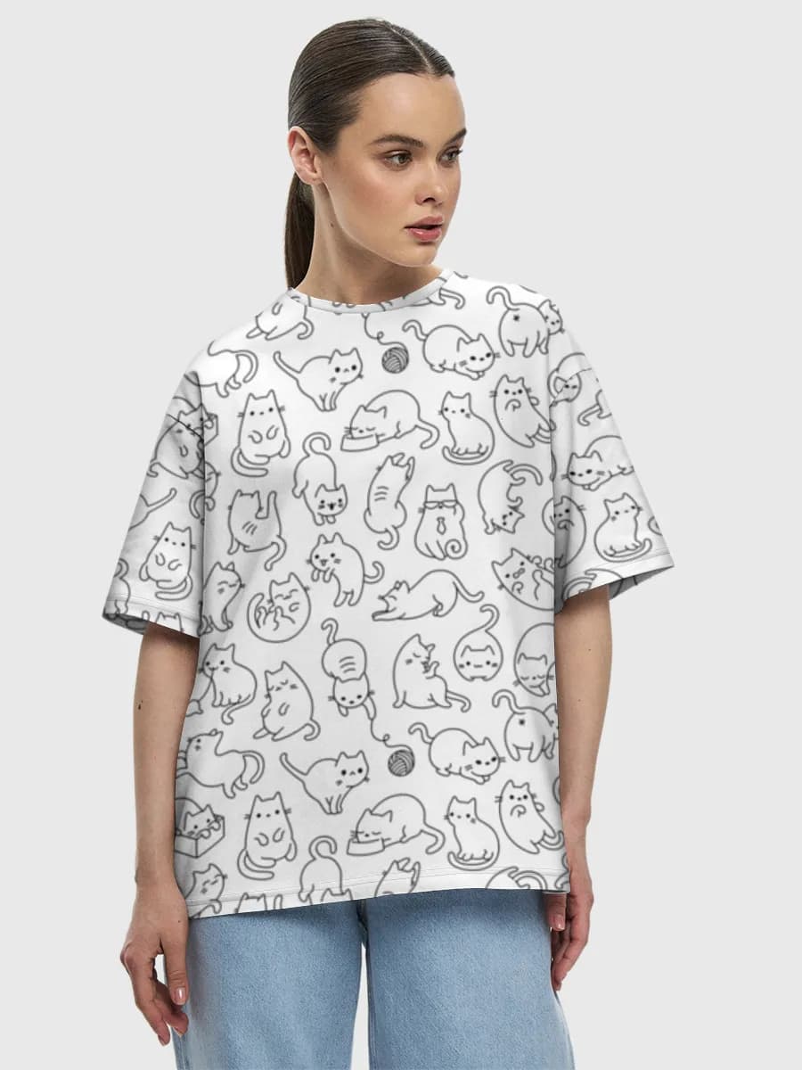 T-shirt Coton Oversize Femme