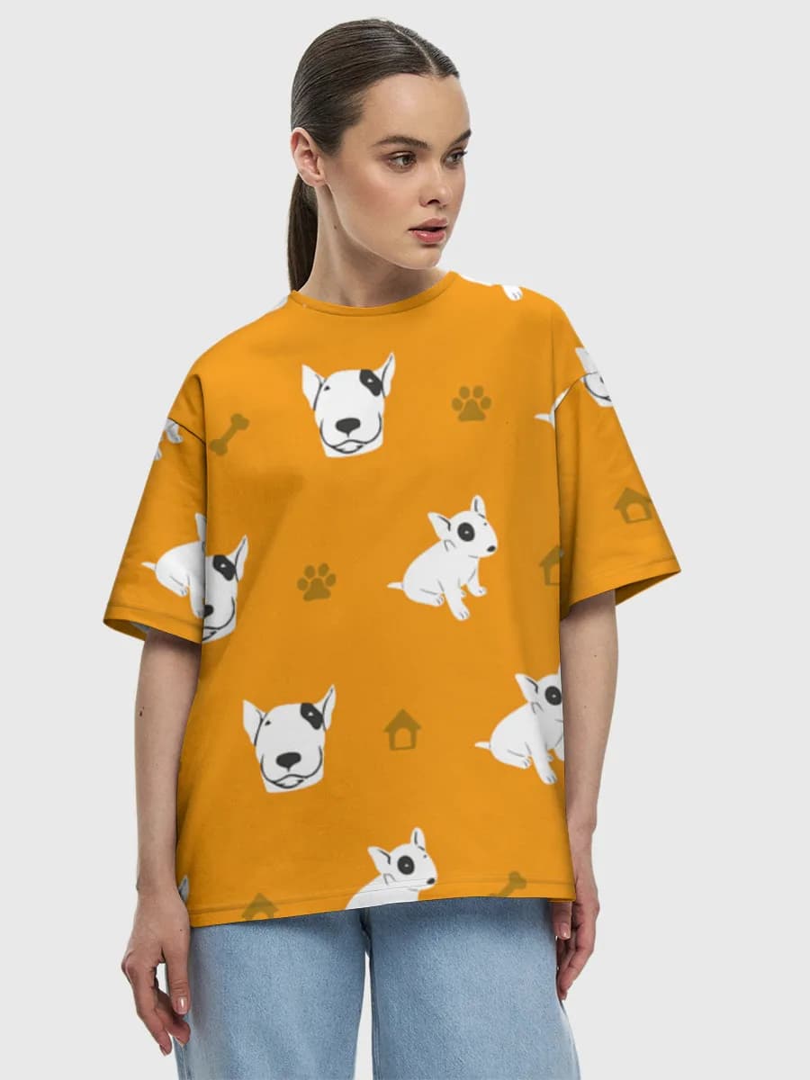 Women's oversized cotton T-shirt