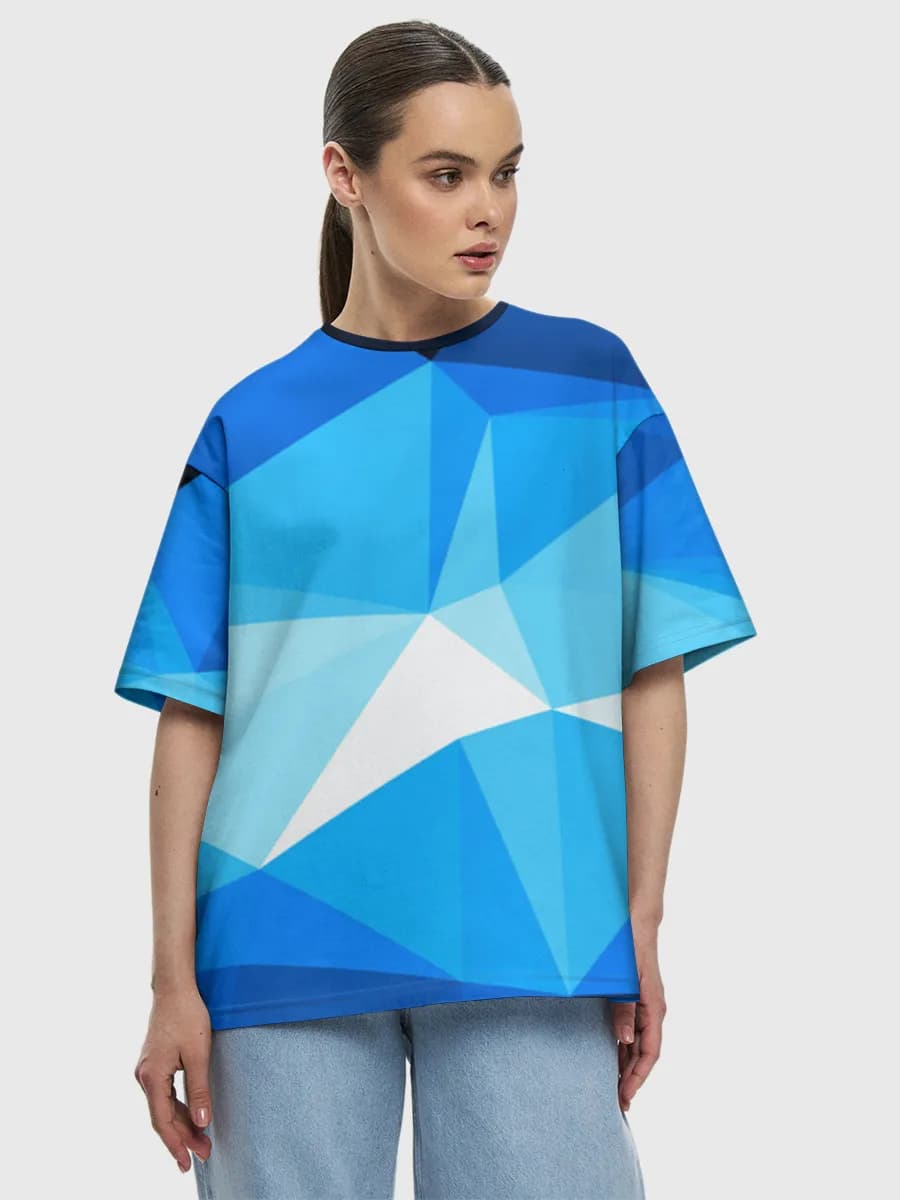 Damen Oversized Baumwoll T-Shirt