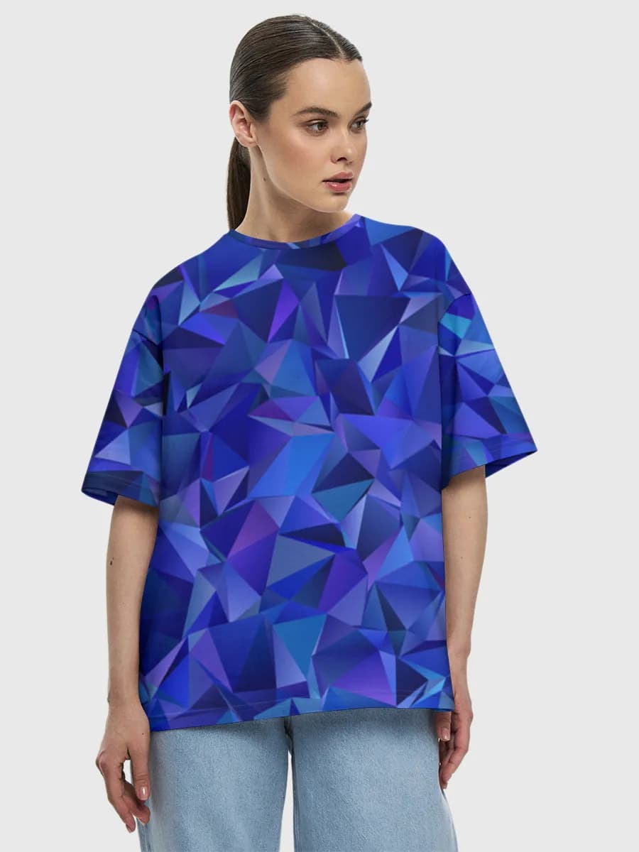 Women's oversized cotton T-shirt