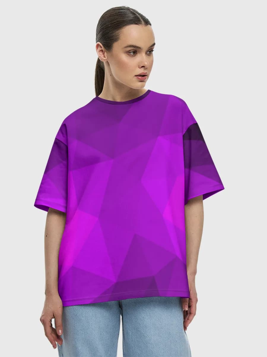Women's oversized cotton T-shirt