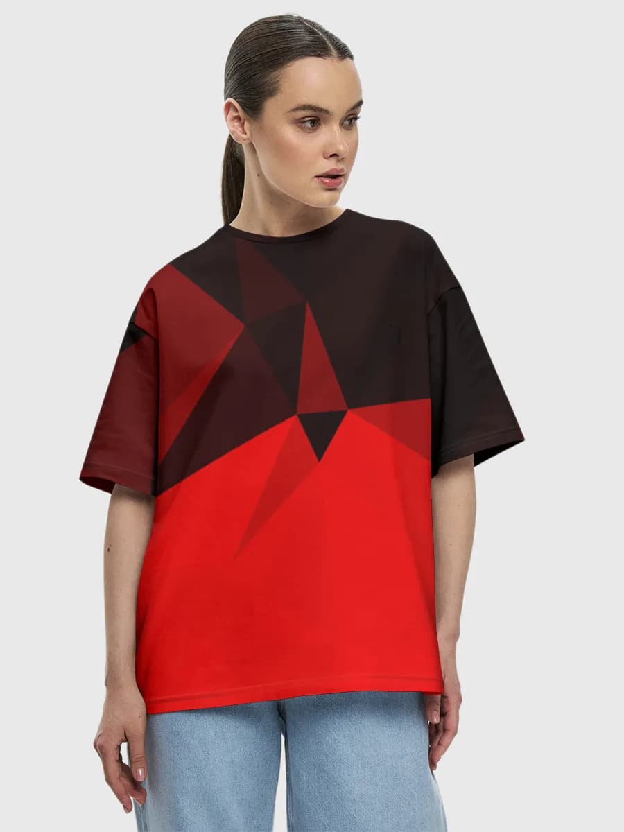 Women's oversized cotton T-shirt