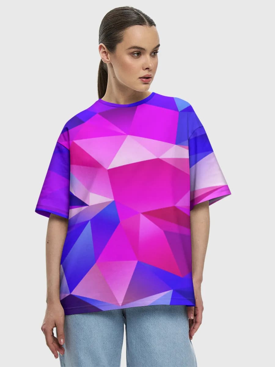 Women's oversized cotton T-shirt