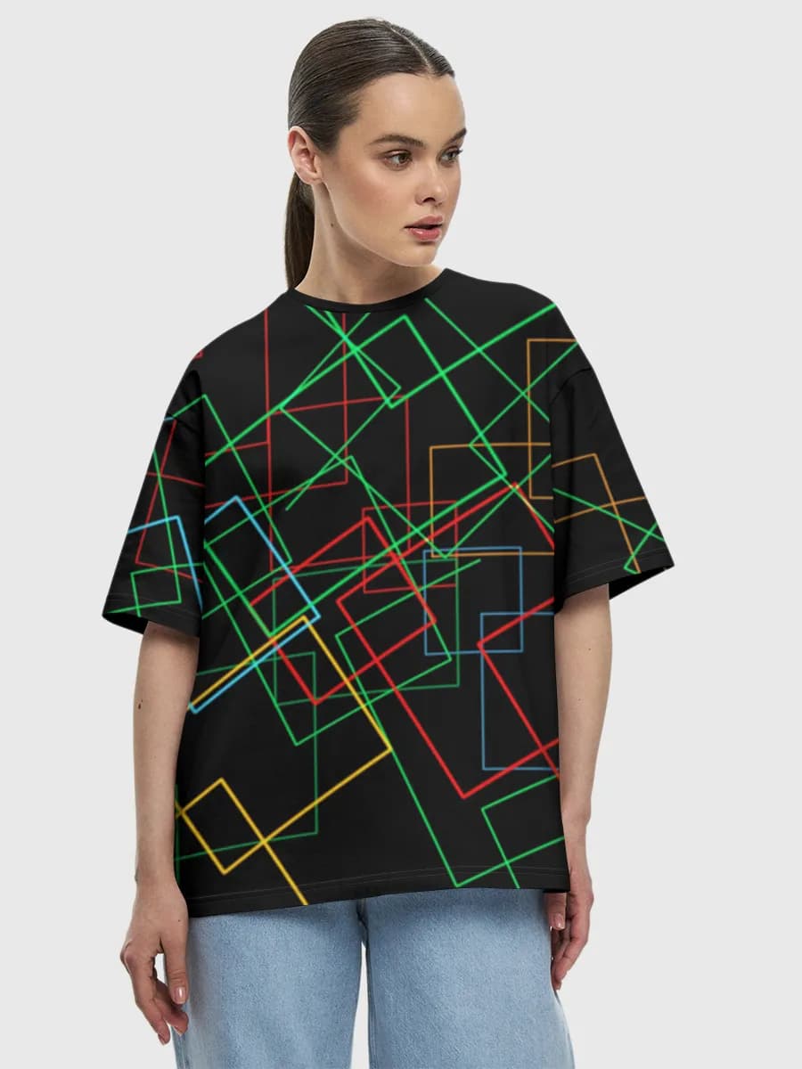 Women's oversized cotton T-shirt