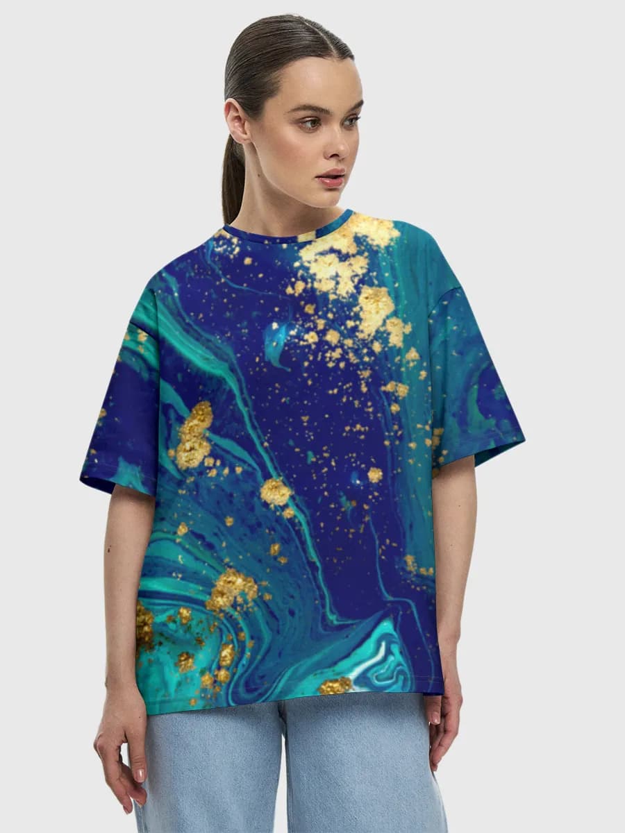 Women's oversized cotton T-shirt
