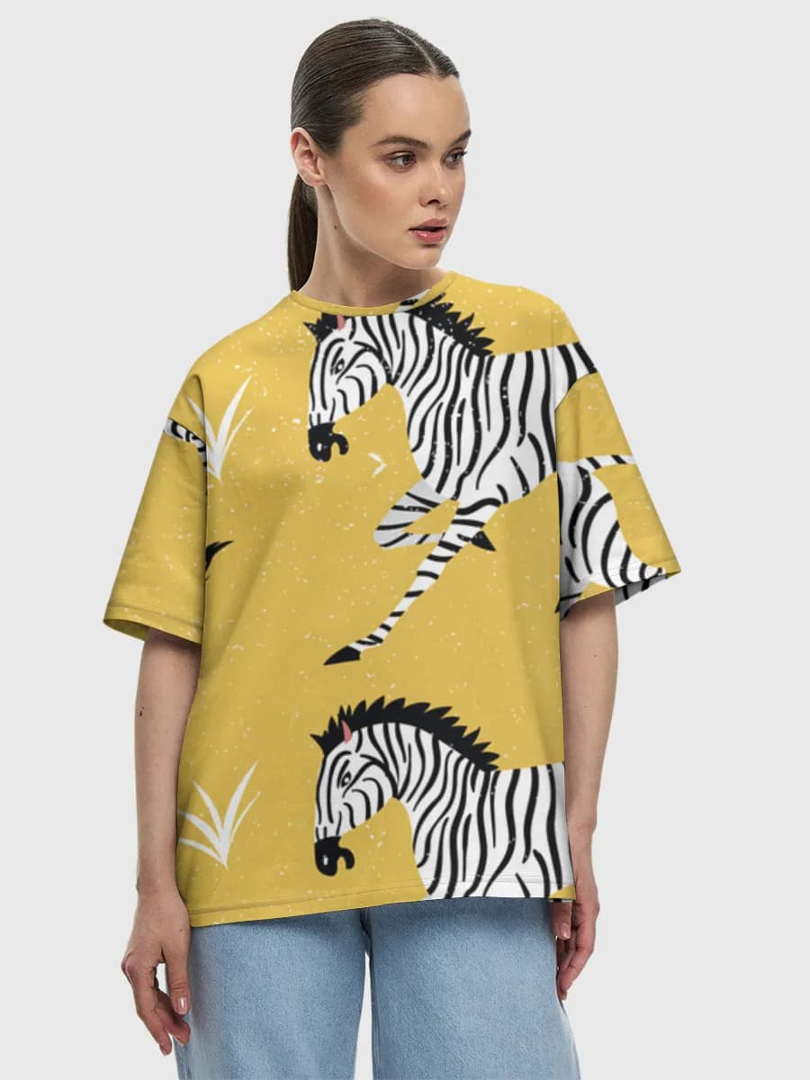 Women's oversized cotton T-shirt