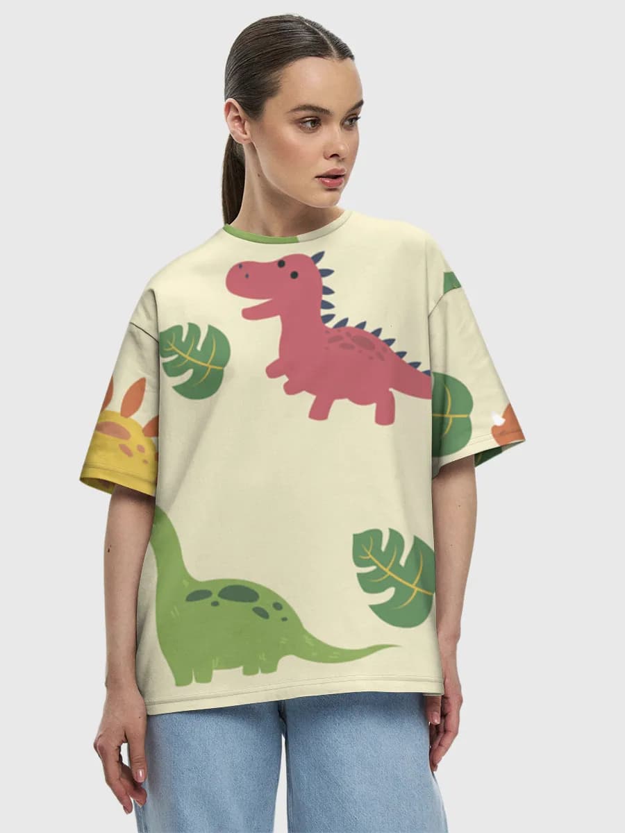 T-shirt Coton Oversize Femme