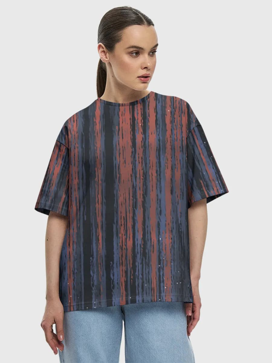 Women's oversized cotton T-shirt