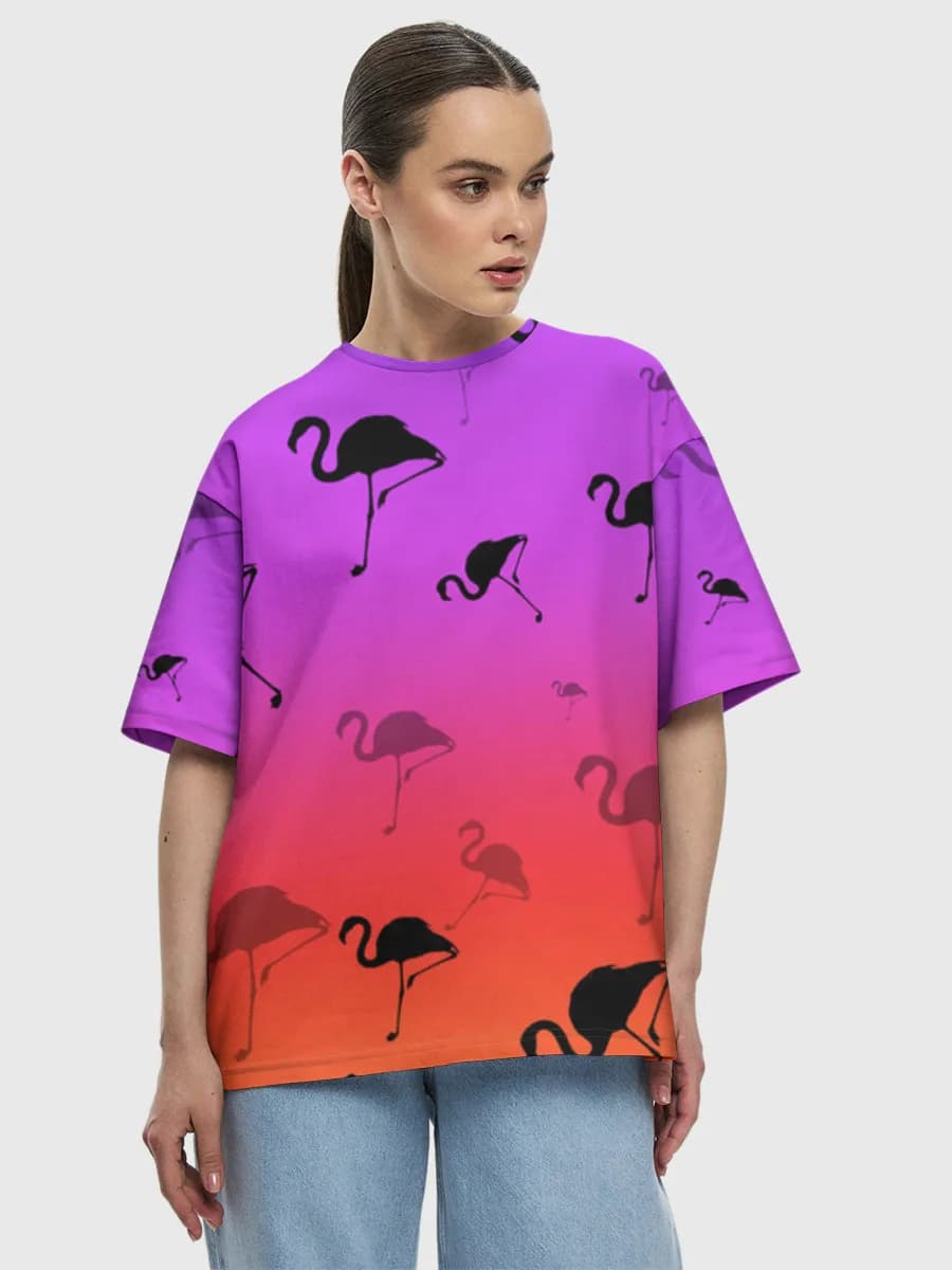 Women's oversized cotton T-shirt