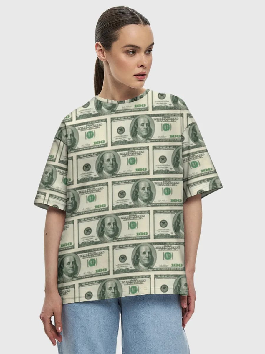 Women's oversized cotton T-shirt