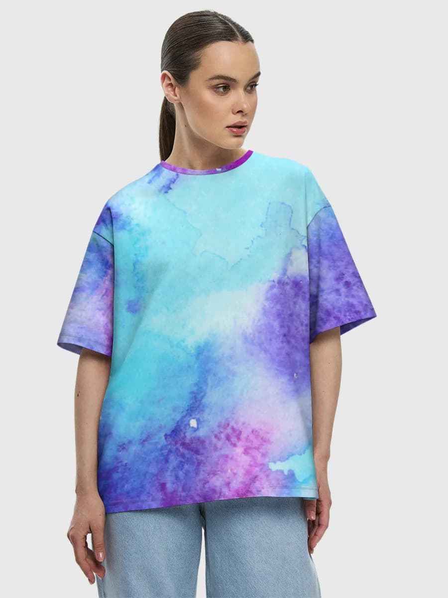Women's oversized cotton T-shirt