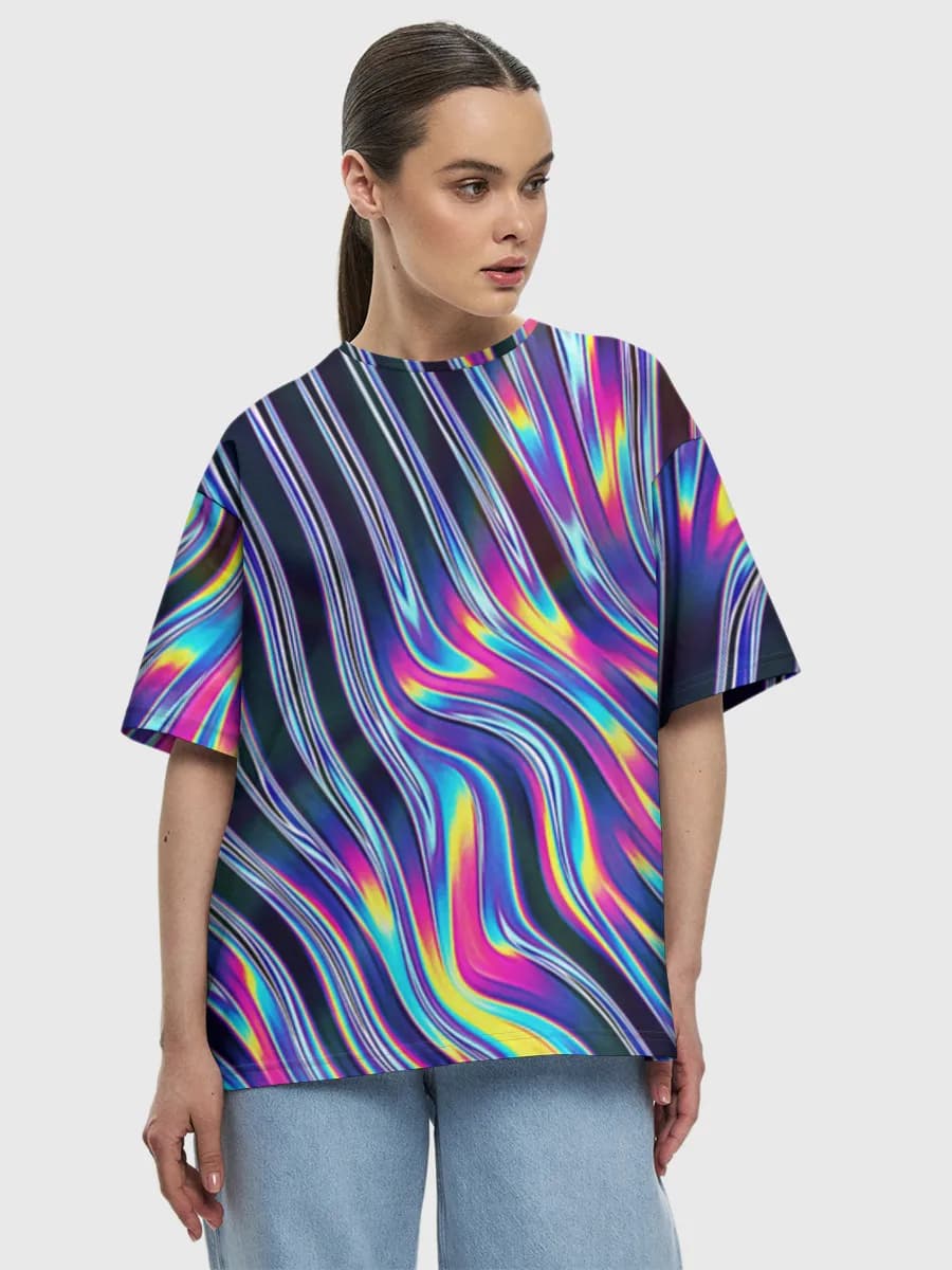 Women's oversized cotton T-shirt