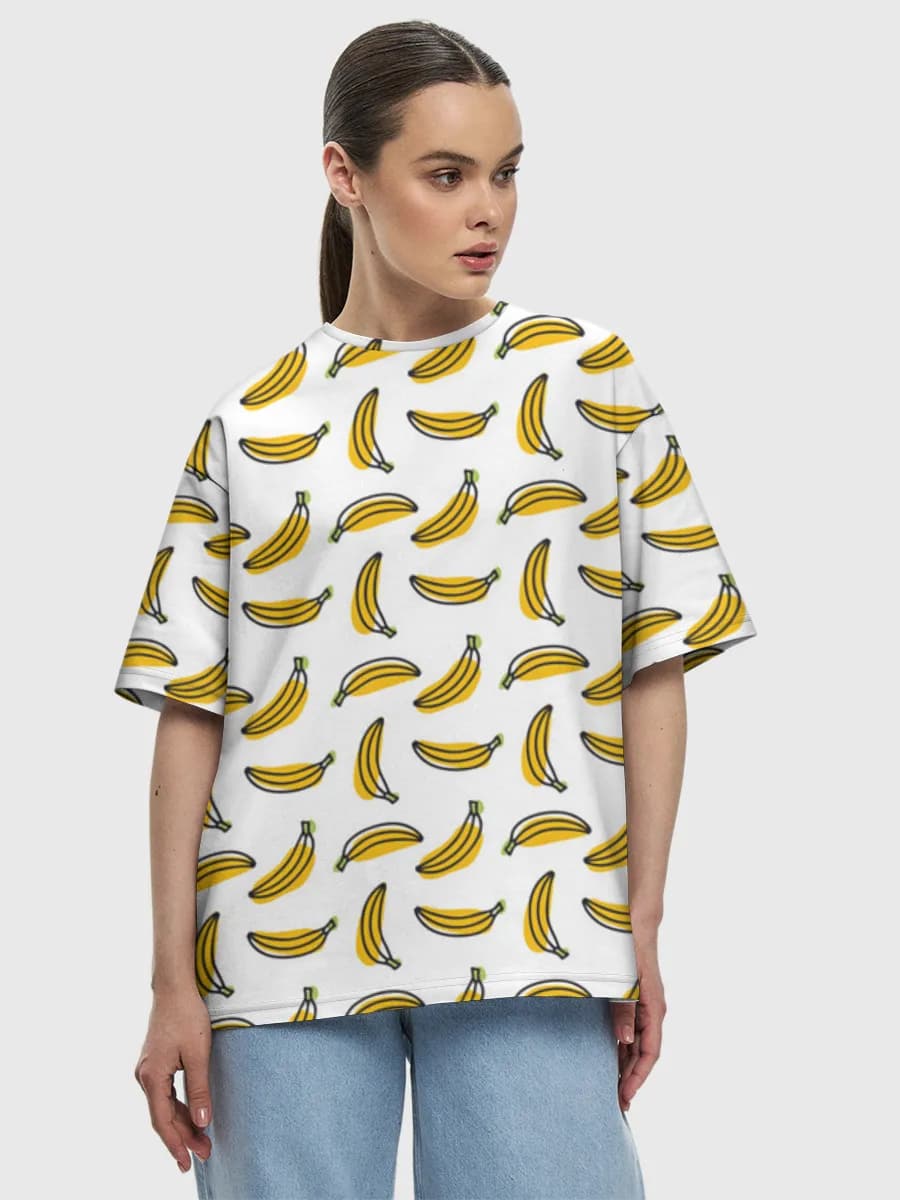 レディース ビッグシルエット コットンTシャツ