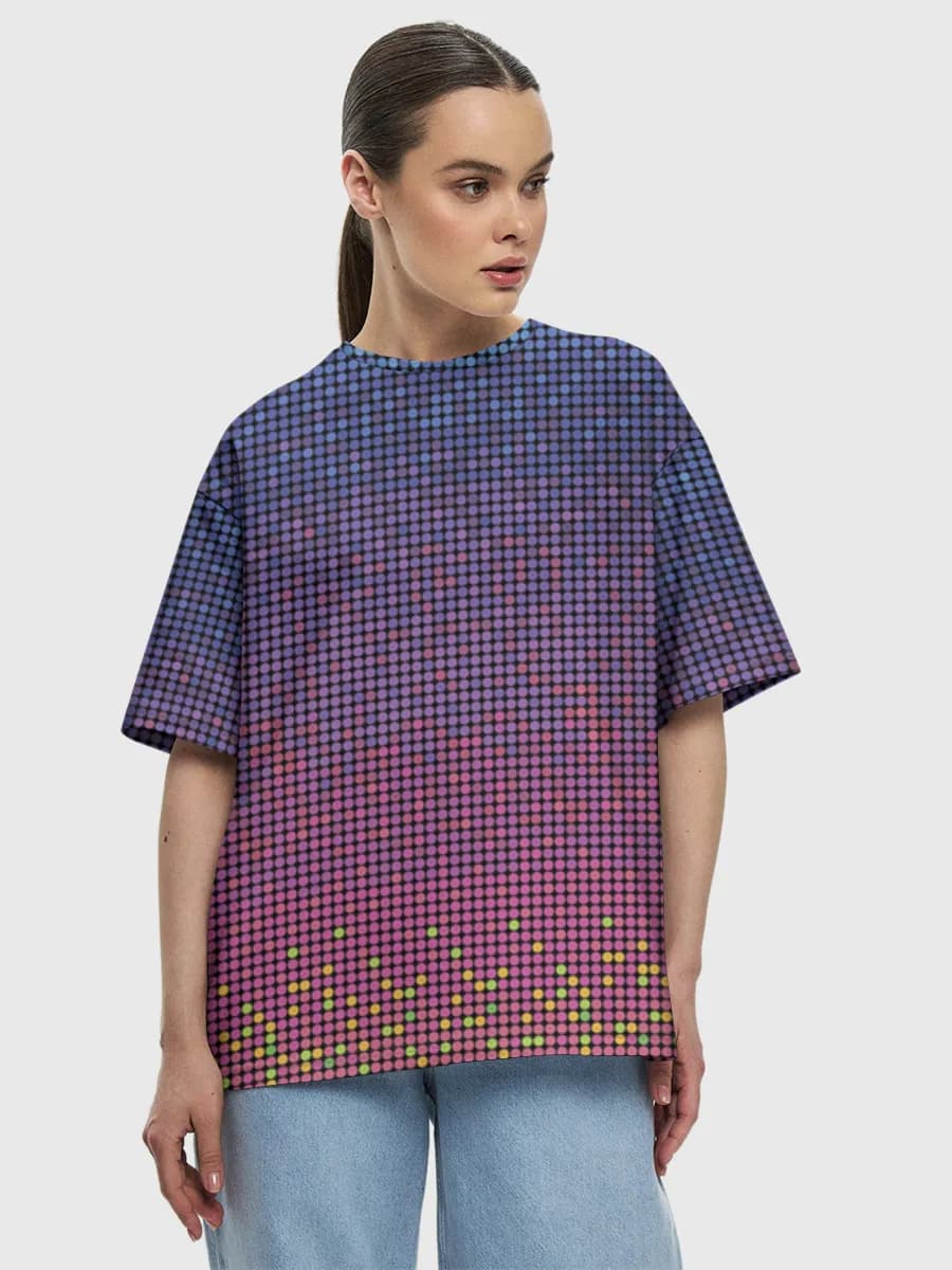 Women's oversized cotton T-shirt