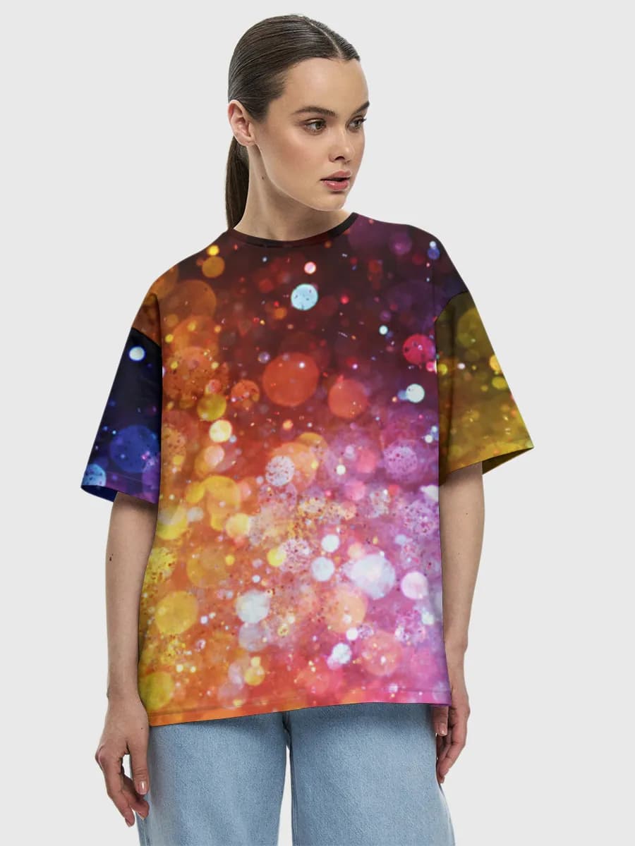 Women's oversized cotton T-shirt