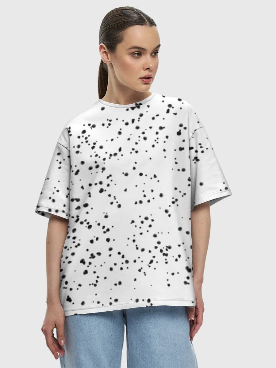 Women's oversized cotton T-shirt
