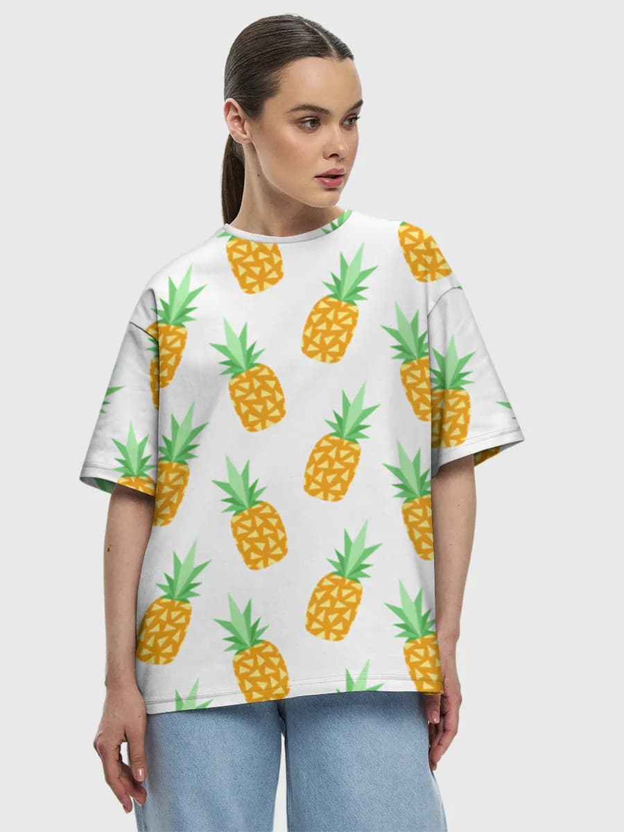 Women's oversized cotton T-shirt