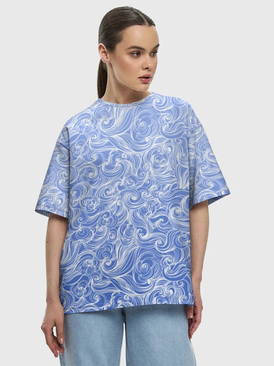 Women's oversized cotton T-shirt