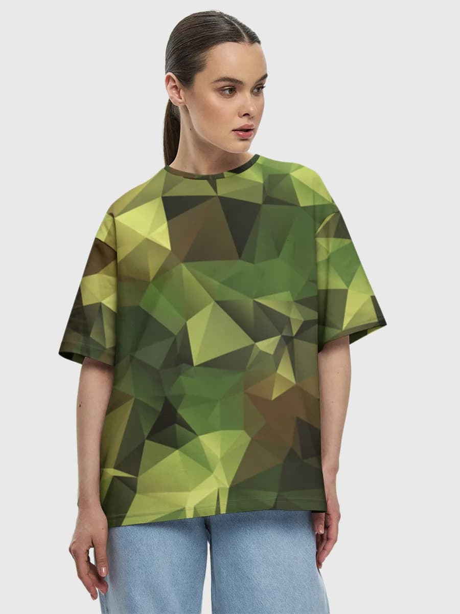 Women's oversized cotton T-shirt
