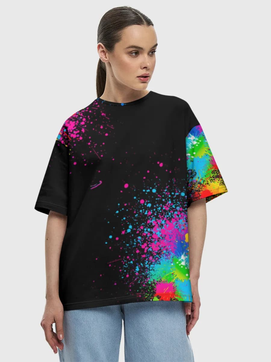 Women's oversized cotton T-shirt