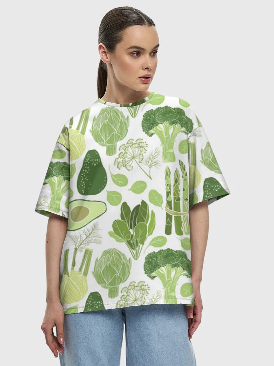 Women's oversized cotton T-shirt