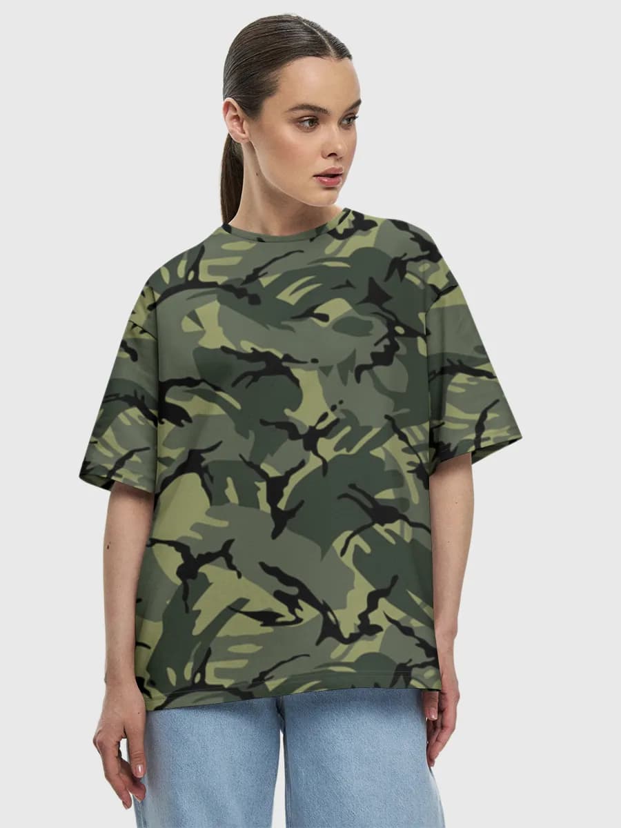 Women's oversized cotton T-shirt