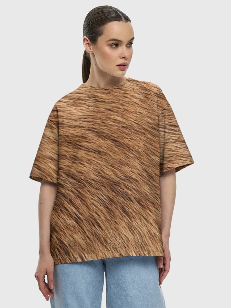 Women's oversized cotton T-shirt