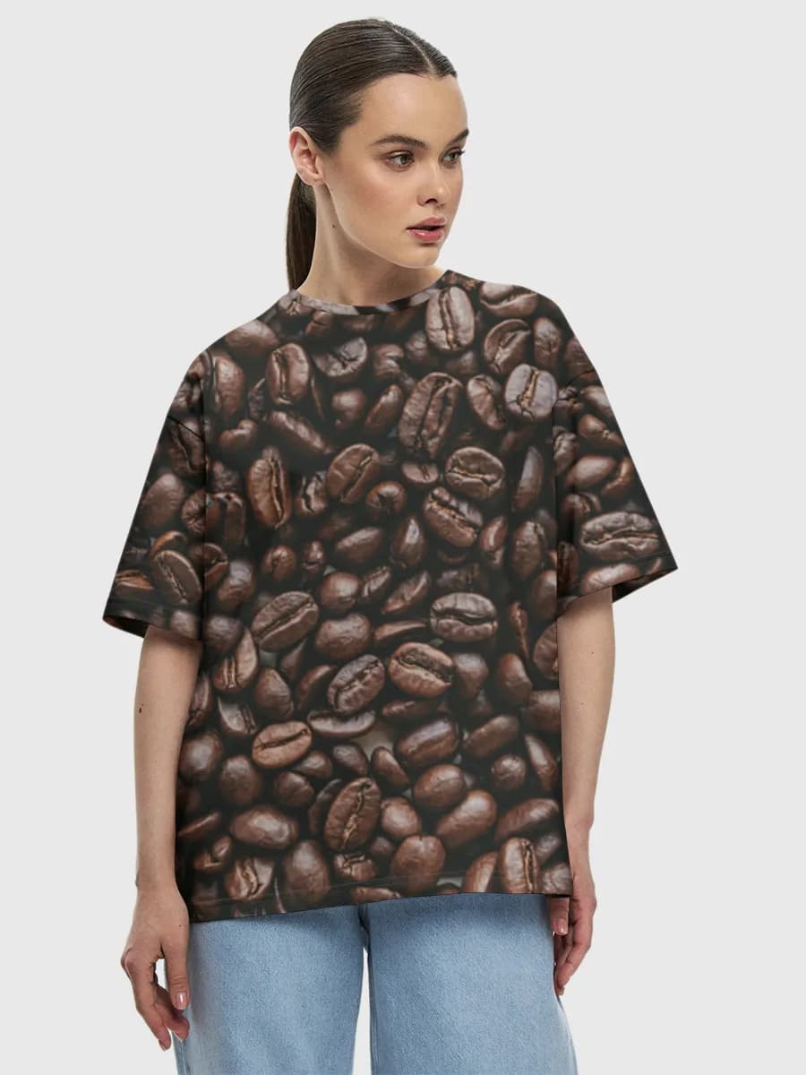 レディース ビッグシルエット コットンTシャツ