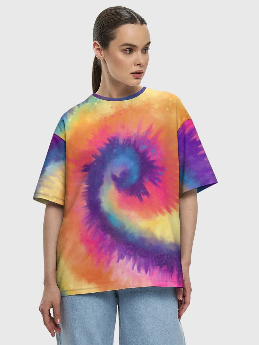 Women's oversized cotton T-shirt