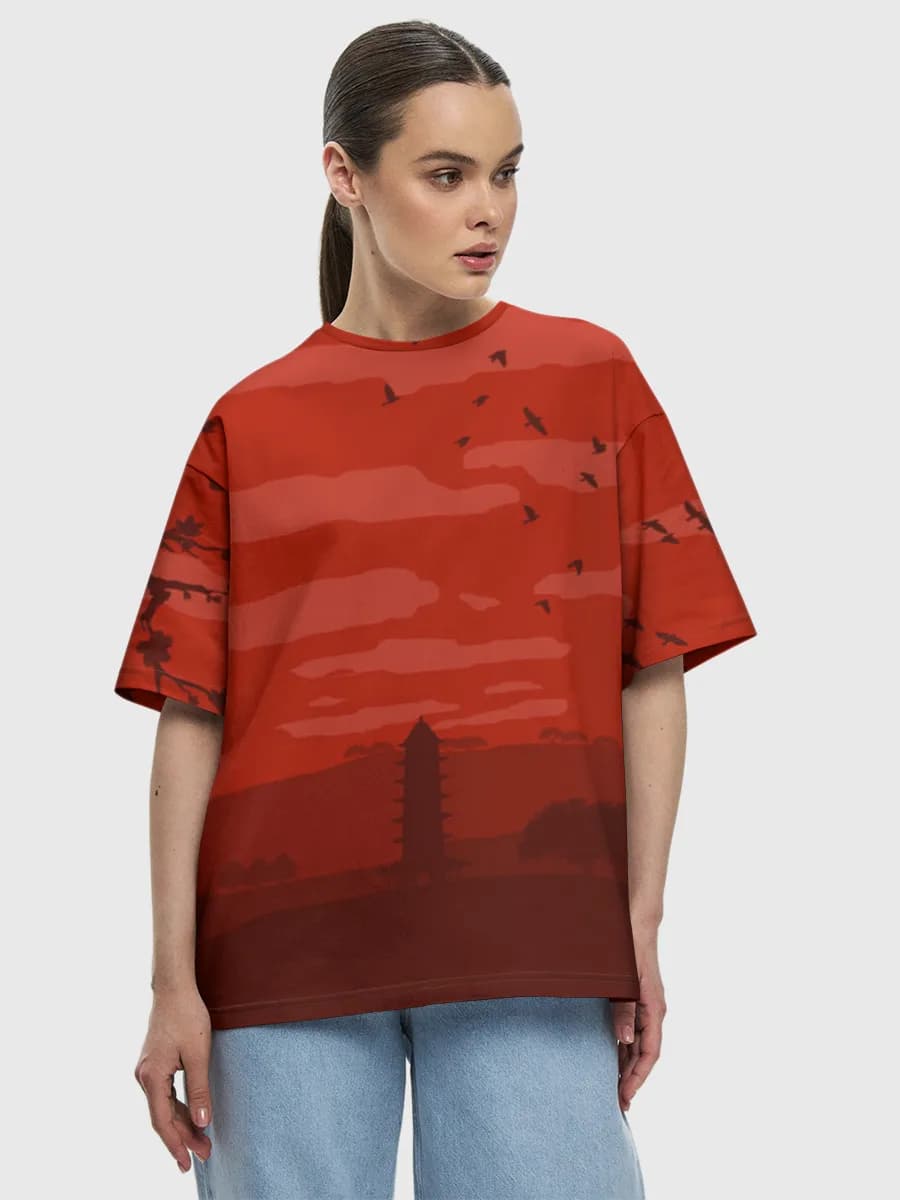 T-shirt Coton Oversize Femme