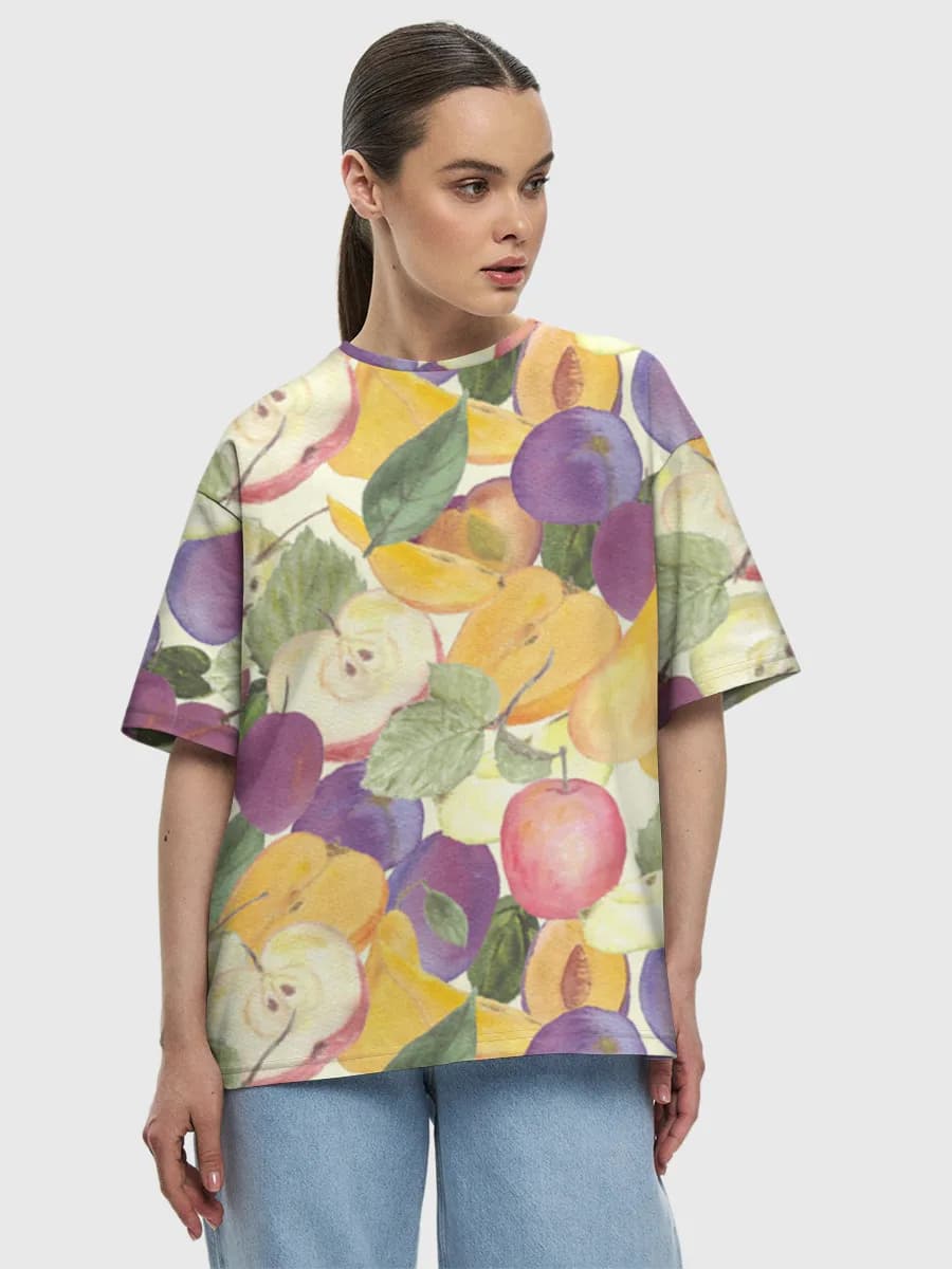 Women's oversized cotton T-shirt