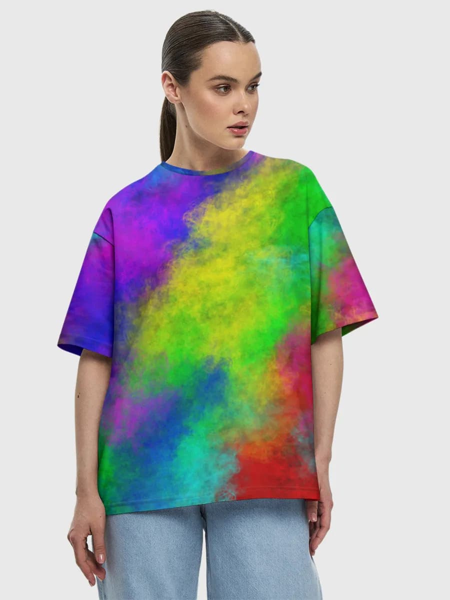 Women's oversized cotton T-shirt