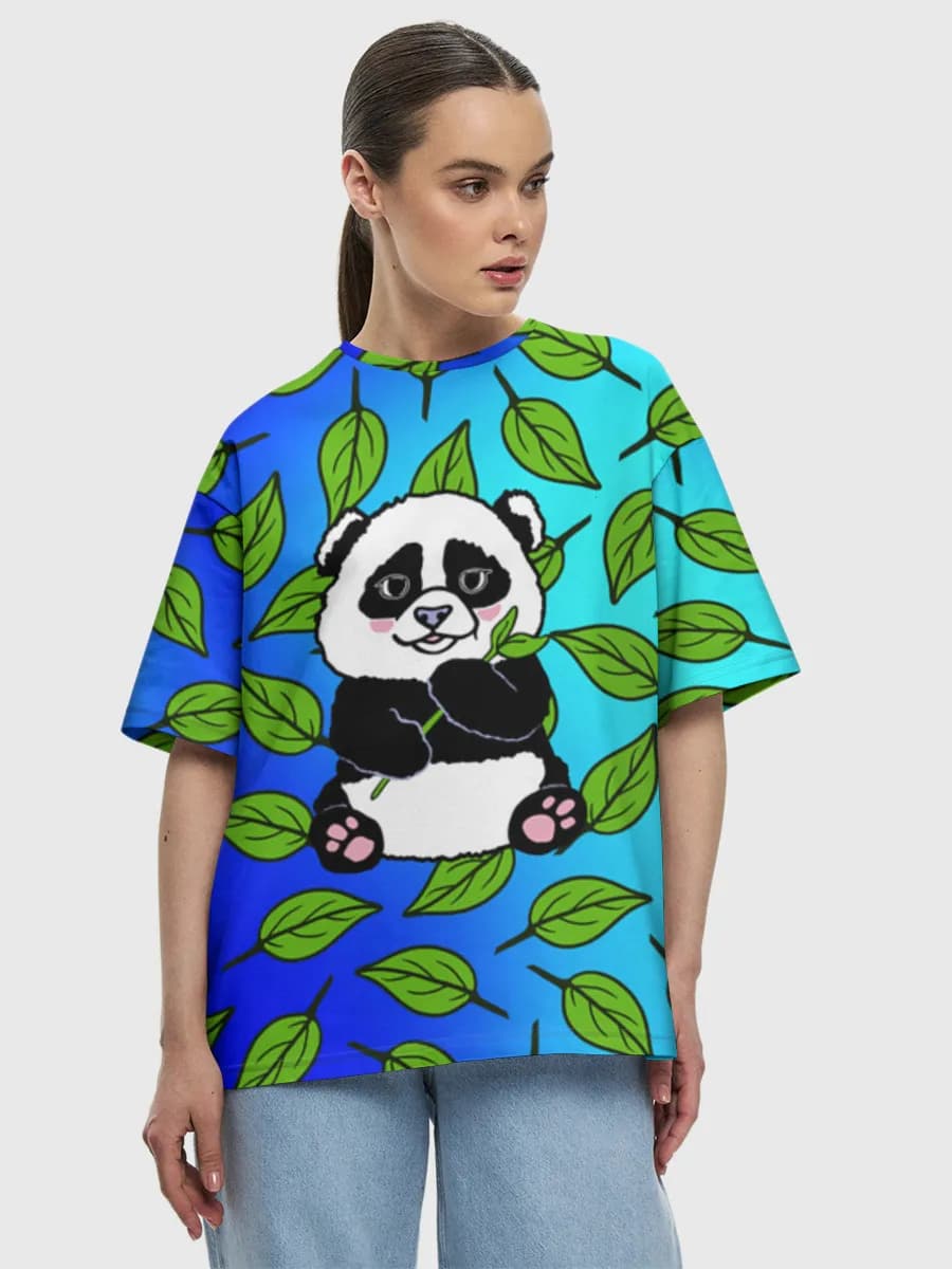 レディース ビッグシルエット コットンTシャツ