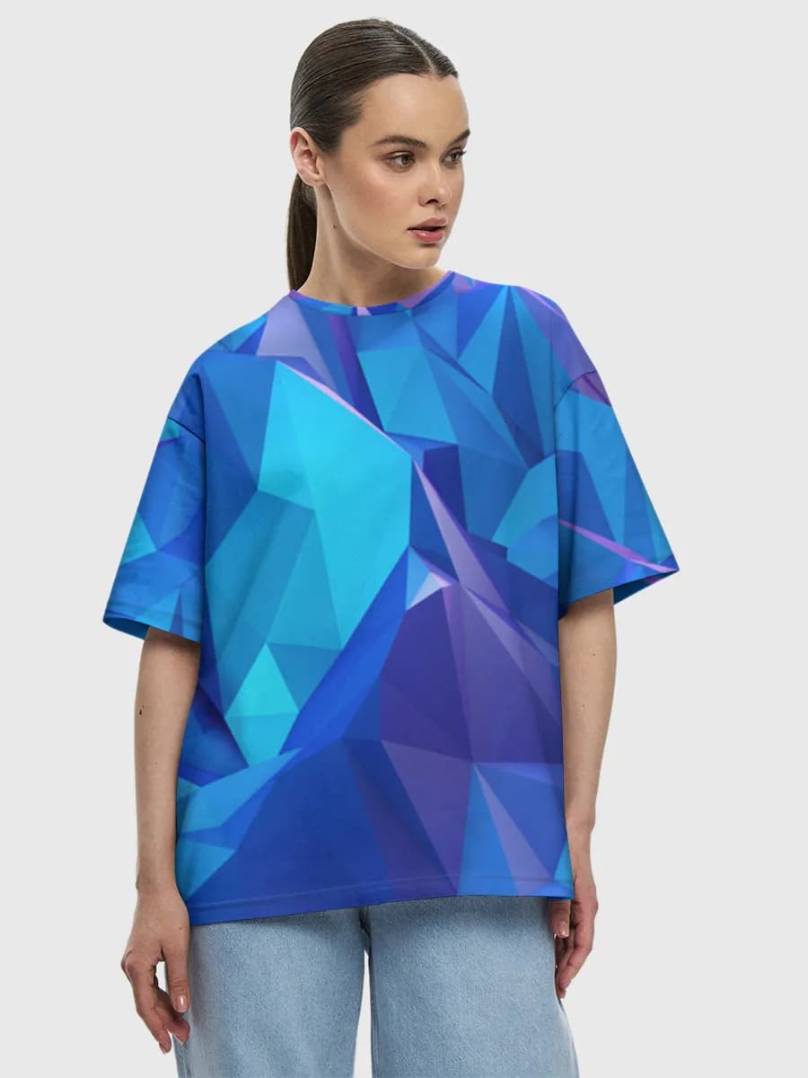 Women's oversized cotton T-shirt