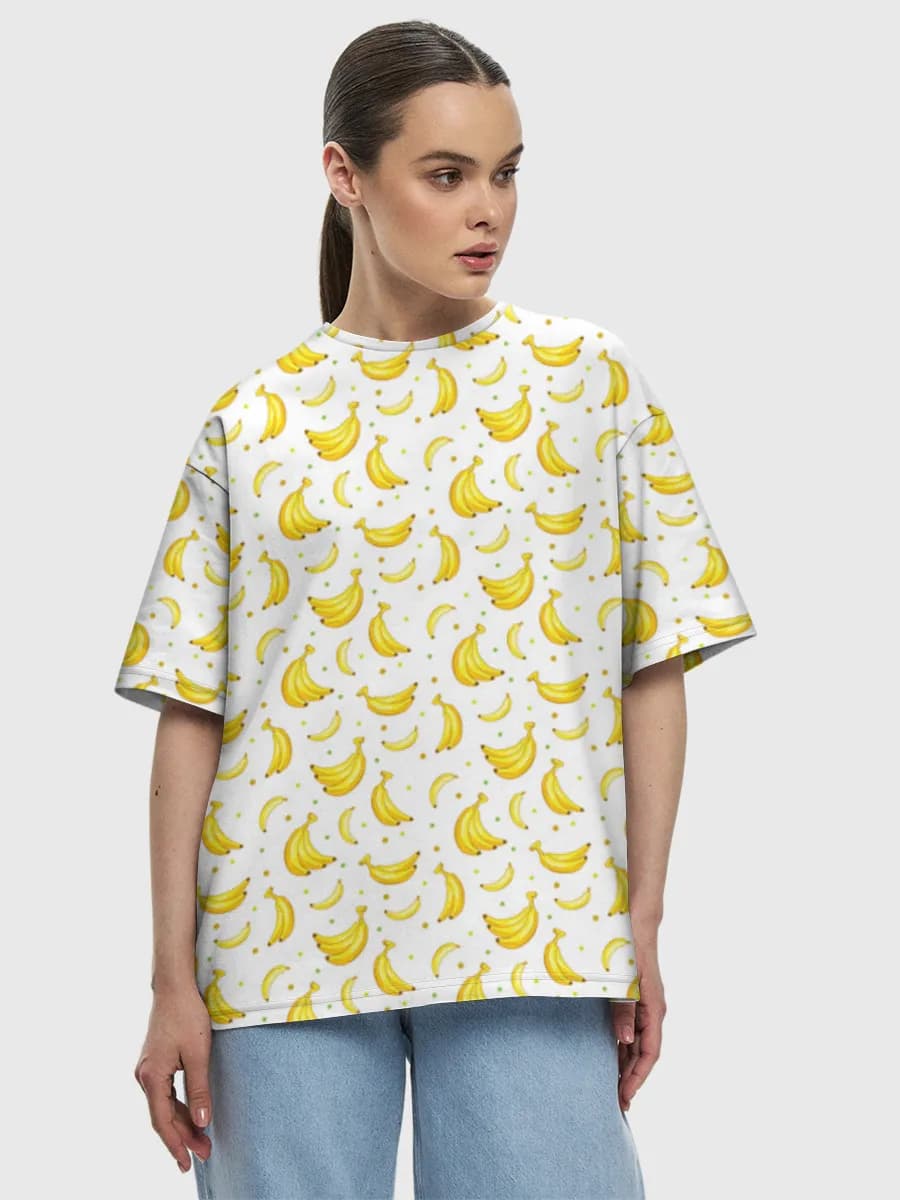 レディース ビッグシルエット コットンTシャツ