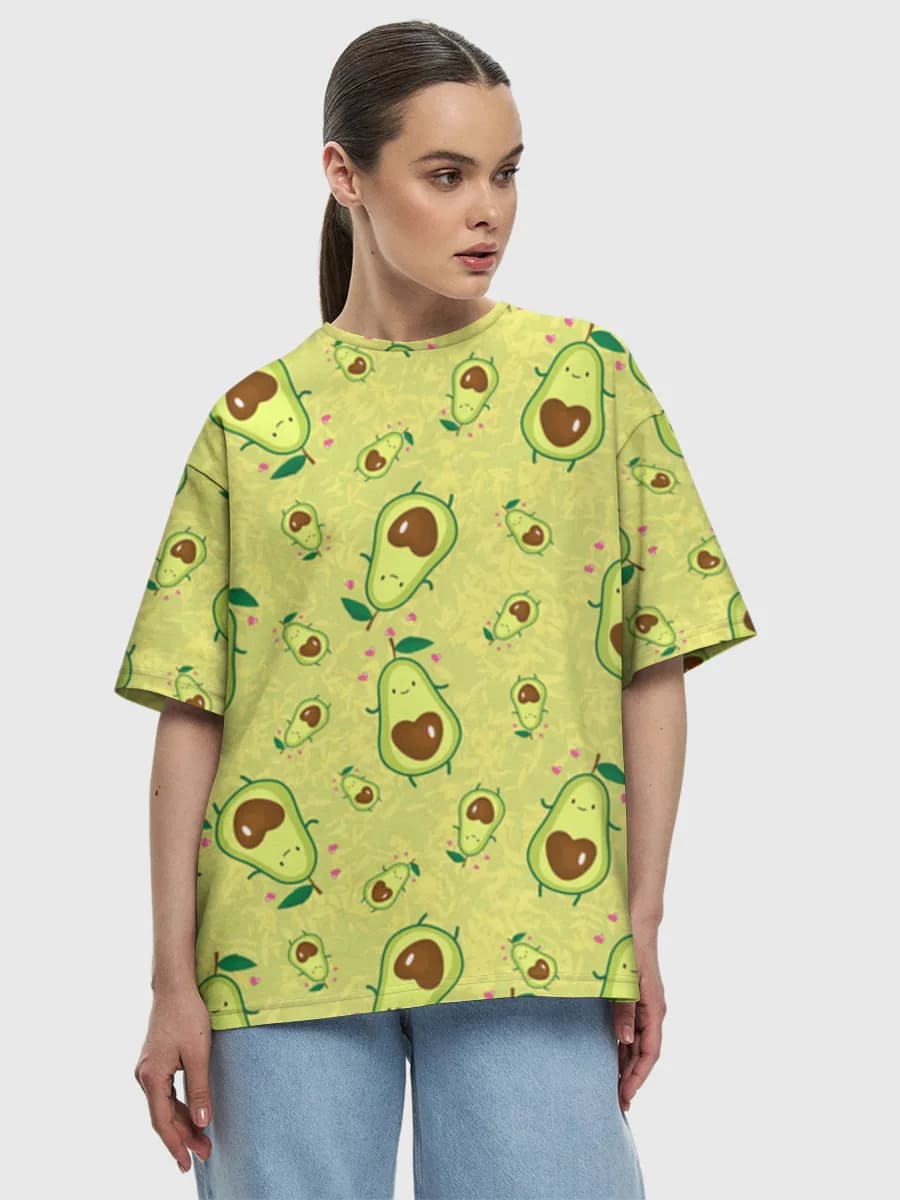 Women's oversized cotton T-shirt