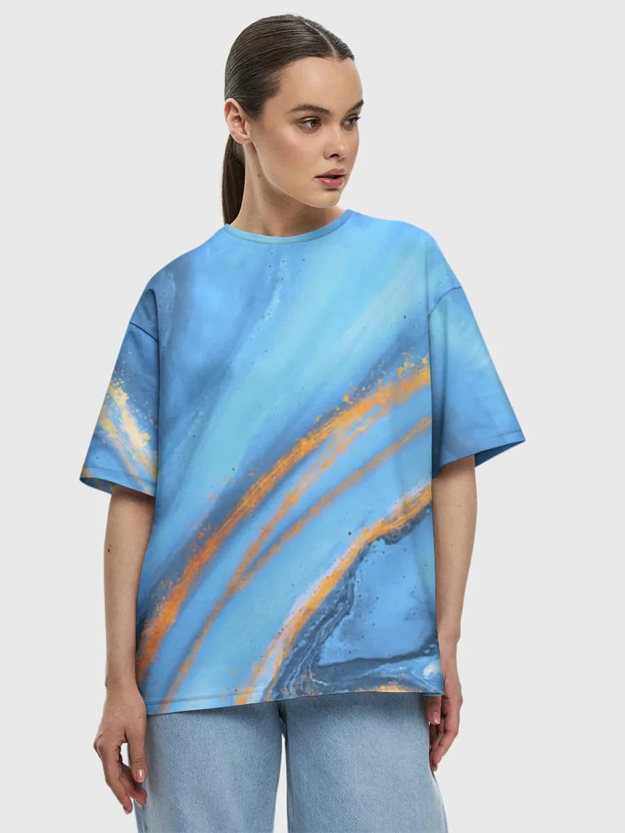 Women's oversized cotton T-shirt