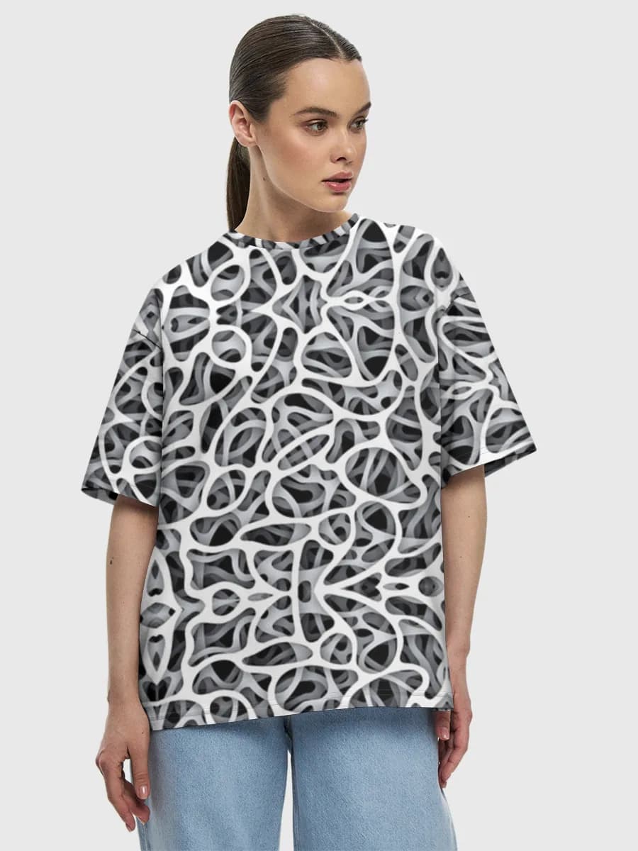 Women's oversized cotton T-shirt