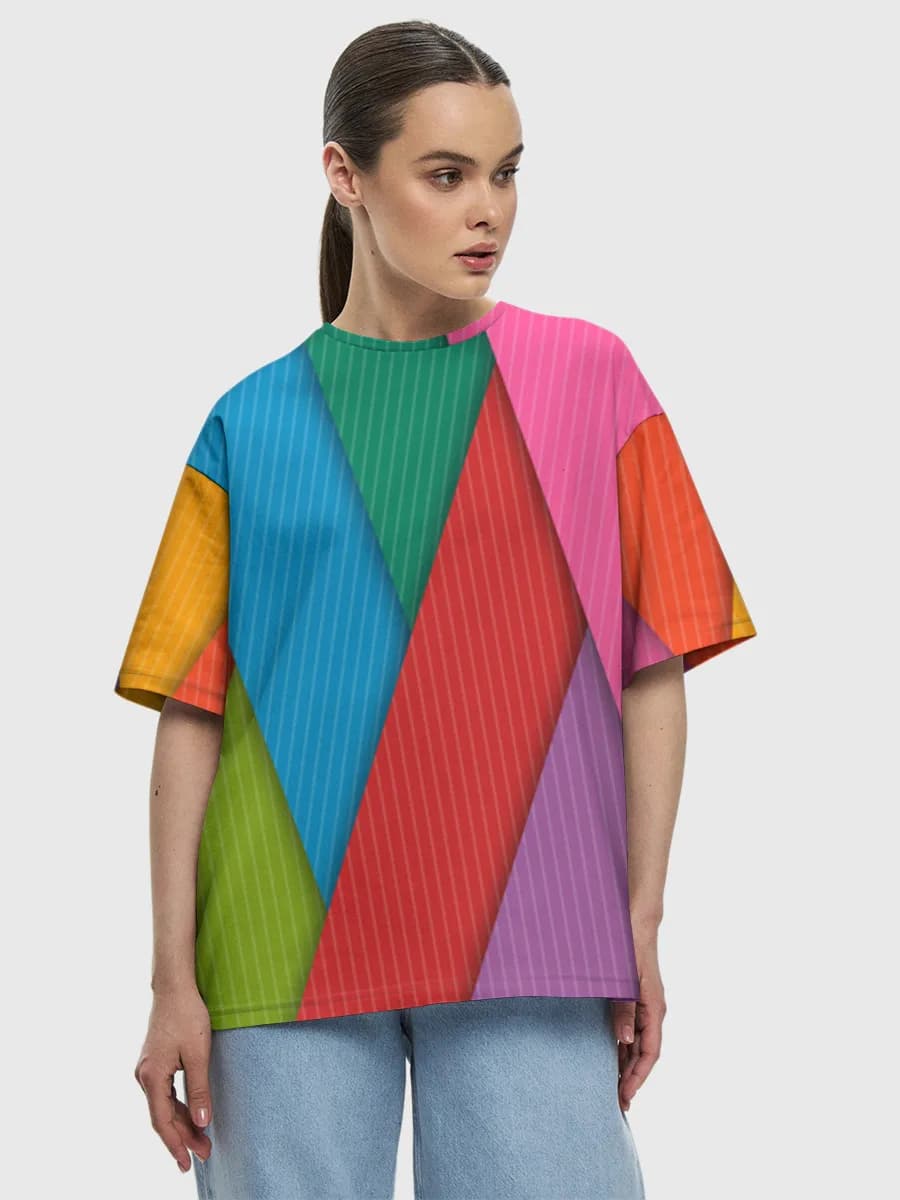 Women's oversized cotton T-shirt