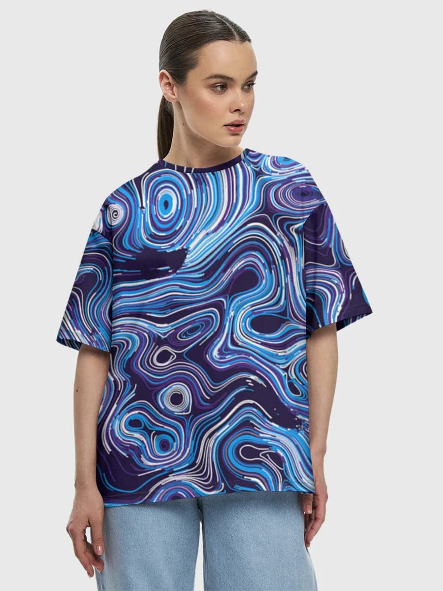 Women's oversized cotton T-shirt