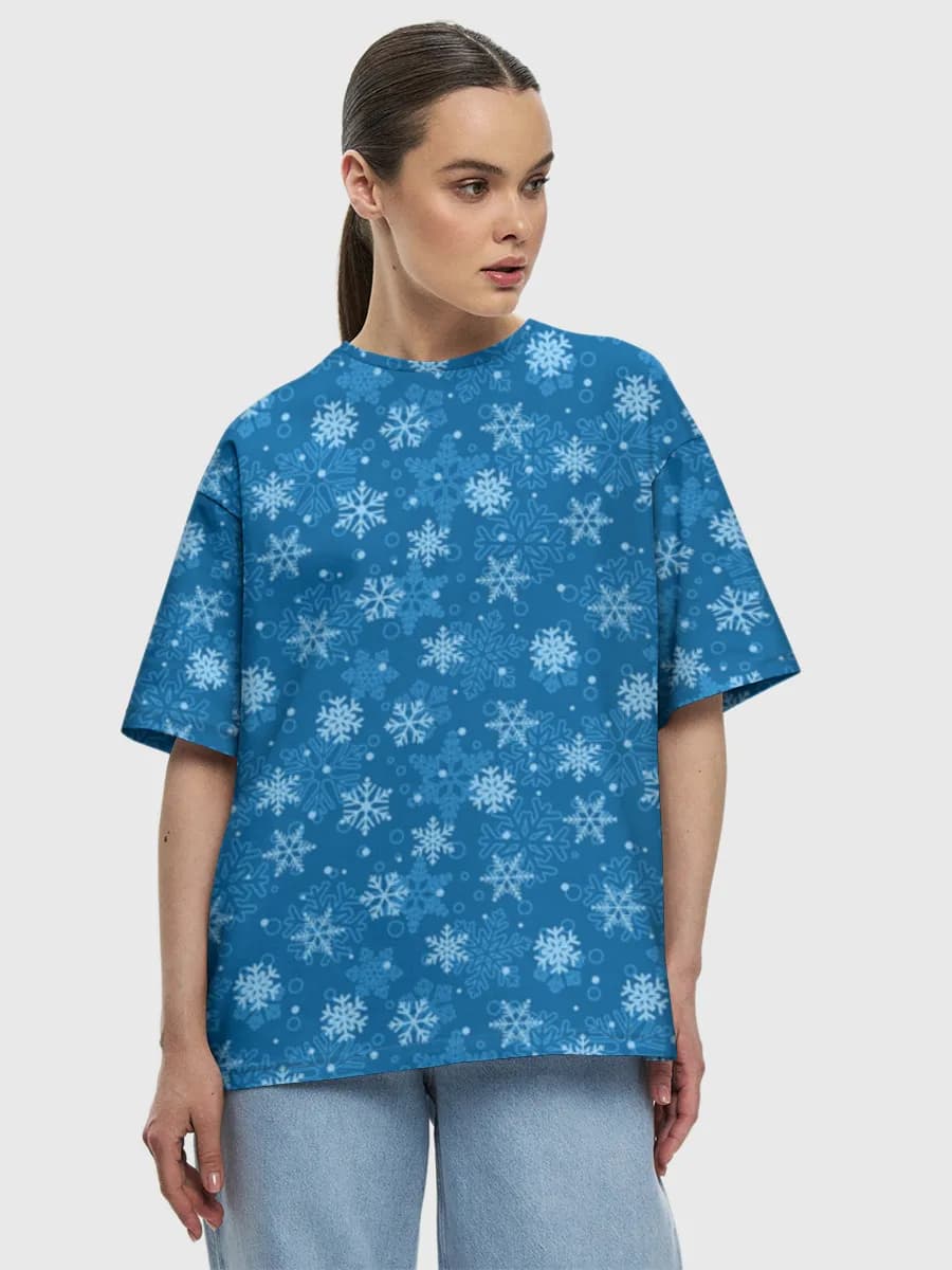 Women's oversized cotton T-shirt