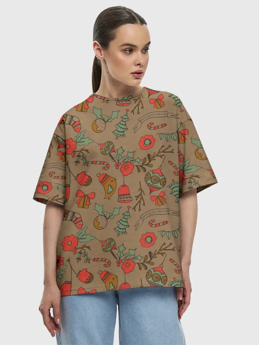 T-shirt Coton Oversize Femme