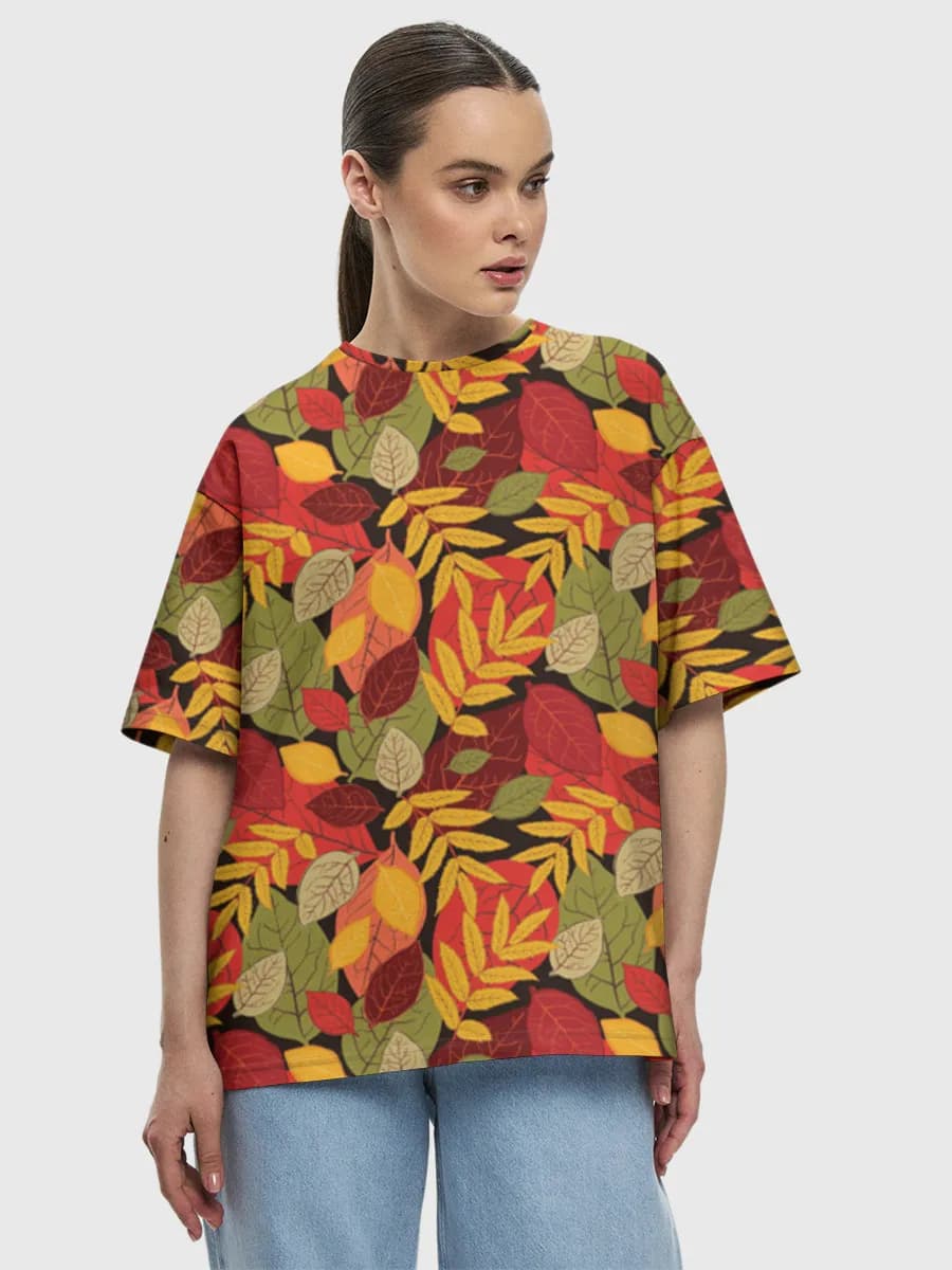 レディース ビッグシルエット コットンTシャツ