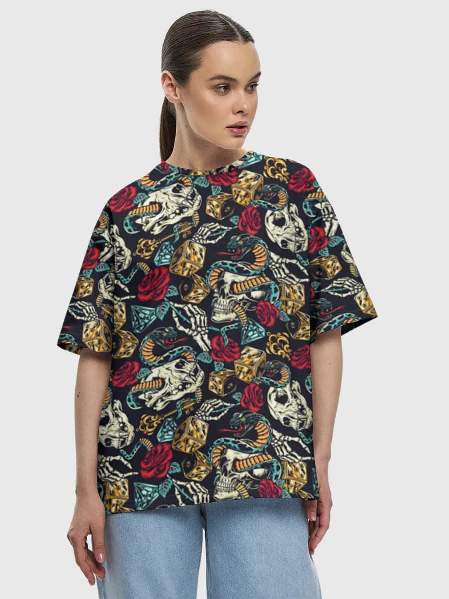 T-shirt Coton Oversize Femme