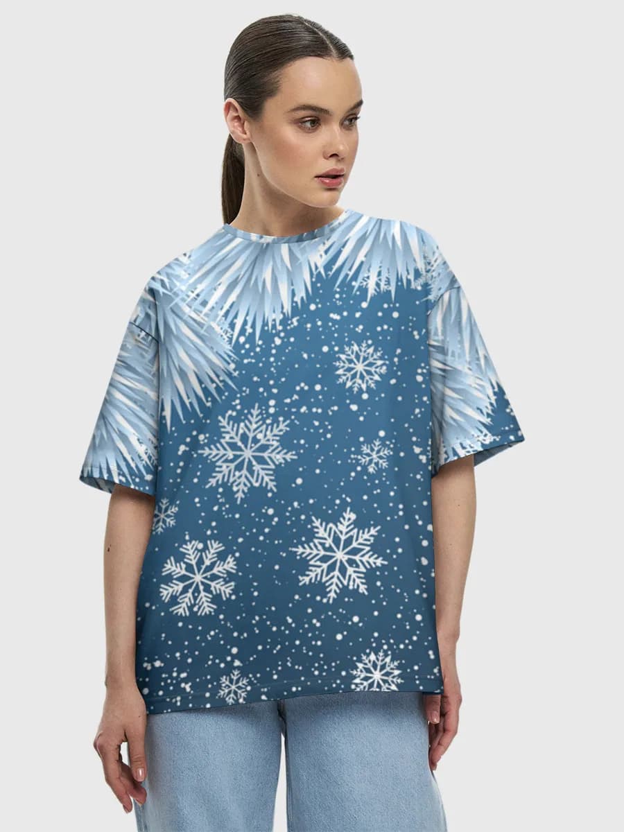 Women's oversized cotton T-shirt