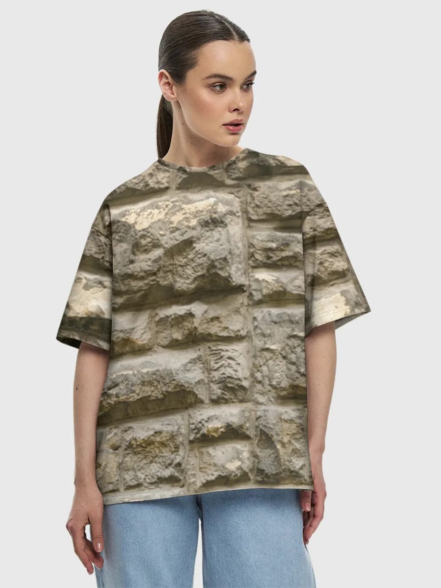 レディース ビッグシルエット コットンTシャツ